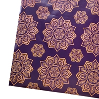 623213 Lila & Gold Mandala Geschenkpapier Premium Festliches Geschenkpapier für Diwali, Eid & Feiertagsgeschenke