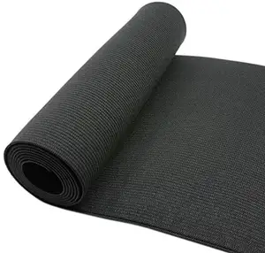 250毫米黑色编织弹性重弹性针织面料，带松紧带，用于缠绕尼龙氨纶