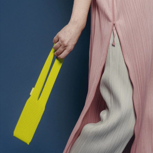 Sac bandoulière portable pour smartphone, mini pochette accessoire, en polyester rayé ou uni, style Ins - Product Image 3