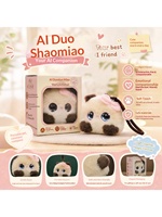 Duoduo Miao AI Smart PP Cotton Filled Plush Bag Charm, une poupée compagnon parlante, interactive, éducative et de soutien émotionnel