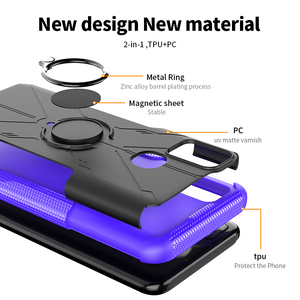 เคสโทรศัพท์ TPU + PC กันกระแทกสำหรับ Infinix Hot 10 <span class=keywords><strong>Lite</strong></span>,ตัวยึดห่วงแฟชั่นสุดหรูสำหรับใส่ในรถยนต์ - Product Image 4