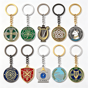 Proveedor Oro, Nuevo Tipo de Llaveros Metálicos Personalizados de Aleación de Zinc Color Cian para Regalos Empresariales, para Coche y Camión - Product Image 6