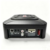 SPAXEVOX SX-69200 Subwoofer actif ultra-plat pour voiture, à installer sous le siège