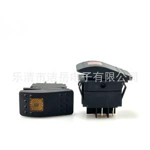 Interrupteur à bascule pour voiture 12V-24V SPDT 4 broches avec lumière LED pour modification tout-terrain, camping-car, yacht, coque IP65 PA66 - Product Image 4