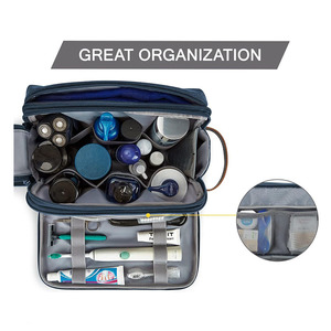 Trousse de toilette de voyage multi-poches résistante à l'eau pour accessoires de <span class=keywords><strong>rasage</strong></span> et articles de toilette - Product Image 2