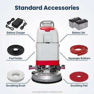 XD55 <b>Walk</b>-Behind Floor Scrubber 24V 100Ah Battery Powered 2100㎡/h Efficiency Floor Cleaning <b>Machine</b> for Large Supermarket - Product Image 4