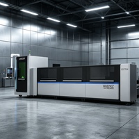Máquina de Corte de Tubos CNC Automática para Láminas Metálicas Delgadas, Acero Inoxidable, Tubo Redondo de 6000 mm, Tubo Cuadrado, Máquina de Corte Láser