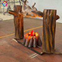 Dinosaure mécanique haut de gamme personnalisé, réaliste et animatronique, avec fonction de rôtissage et de crachage de flamme artificielle, pour exposition en parc d'attractions