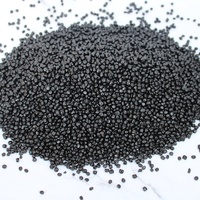 123 OEM PLA PVC PP PE Filler PVC plastik Masterbatch pelet warna hitam plastik umum granule Masterbatch