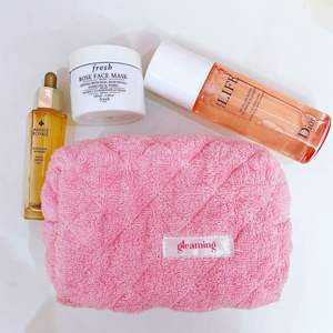 Vente en gros, serviette en <span class=keywords><strong>tissu</strong></span> <span class=keywords><strong>doux</strong></span>, imperméable, pochettes de toilette pour dames, sacs en <span class=keywords><strong>tissu</strong></span> éponge, sacs de maquillage, personnalisation, 2021 - Product Image 2