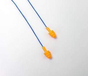 Bouchons d'oreilles réutilisables en silicone anti-bruit pour le sommeil et la natation, modèle Sapin de Noël 2025, à 3 couches avec cordon - Product Image 6