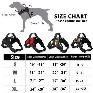 Arnés Vantena Antitirones con Luces, Tamaño Ajustable, Acolchado Suave, con Asa, Arnés Oxford para Perros Pequeños/Medianos/Grandes - Product Image 3