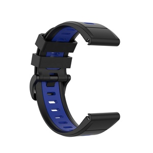 Bracelet de montre sport en silicone pour <span class=keywords><strong>Garmin</strong></span> <span class=keywords><strong>Fenix</strong></span> 6 6X <span class=keywords><strong>6S</strong></span> <span class=keywords><strong>Pro</strong></span> 5X 5 5S Plus 3 3HR 945 Bracelet à dégagement rapide - Product Image 2