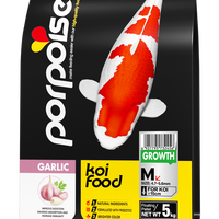 Mélange de germe de blé de qualité supérieure pour poissons Koi, 5 kg, riche en protéines, stimulant la croissance et améliorant la couleur, avec de l'ail
