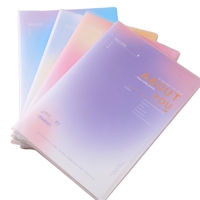 Depai Sleeve Notebook mit hohem Erscheinung swert A5 Verdicktes Notebook mit horizontaler Linie B5 Gummi Cartoon PVC Papier material ZHE