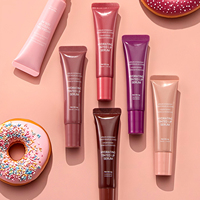 Gloss à lèvres magique hydratant et brillant à base de plantes, saveur fruitée, avec logo personnalisé, base de gloss à lèvres scintillante pour marque privée