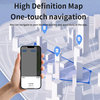 Traceur anti-perte pour clés, sacs, portefeuilles, bagages – Localisateur GPS étanche – Carte de suivi intelligente compatible iOS et Android