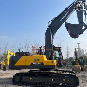 รถขุดตีนตะขาบ Volvo EC380 มือสอง ขนาด 38 ตัน บุ้งกี๋ 2 ลูกบาศก์เมตร แบรนด์แท้จากสวีเดน รถขุดขนาดใหญ่สำหรับงานก่อสร้าง ชั่วโมงการทำงานต่ำ สภาพดี - Product Image 5