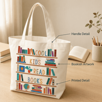 Sac cadeau personnalisé en toile de coton avec poignée, pochette d'emballage réutilisable et écologique pour la publicité en gros