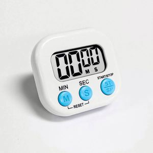 Minuteur de cuisine RAYBIN en plastique écologique avec écran LCD, compte à rebours, alarme sonore et aimant - Product Image 6