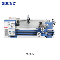Tour à métaux horizontal manuel SDCNC JY3680 220V/380V, sûr et facile à utiliser, haute précision pour usage domestique