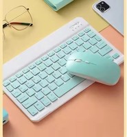 Keyboard dan Keyboard portabel Bluetooth, Keyboard tanpa kabel untuk kantor, Mouse ponsel pintar dan Keyboard mendukung Teknik manusia