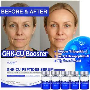 ZS Güçlü GHK-Cu ve <span class=keywords><strong>HA</strong></span> Destekleyici Bakır Peptit Hızlı Dolgunlaştırıcı Serum Antioksidan Sıkılaştırıcı ve Cilt Dokusu Yenileyici Kore Cilt Bakımı - Product Image 1