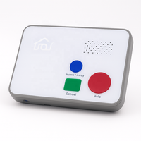 [Utilisation facile pour les personnes âgées] Système d'appel de téléavertisseur mains libres bidirectionnel-Téléavertisseur sans fil à un bouton pour les maisons de soins infirmiers