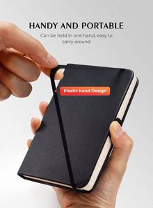 Diario de lujo con tapa dura Mini A6 A7, cuaderno de piel sintética, 80 hojas, encuadernado con hilo cosido, el más vendido - Product Image 2