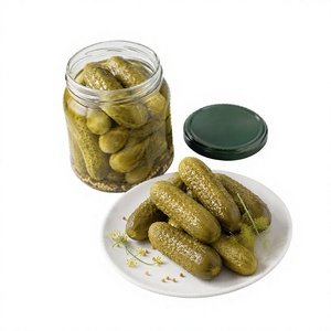 Top Notch Quality Vietnam Manufacturer Supply Factory Price Pickled Gherkins in Brine Packed in 540ml Mason Jar - Product Image 1