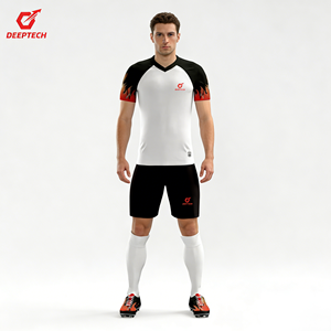 Conjunto de Uniforme de Fútbol para Hombre al por Mayor 25/26, Personalizado para Clubes y Equipos, Secado Rápido, Transpirable, Camiseta de Fútbol para Entrenamiento, Gran Venta en EE. UU. - Product Image 1