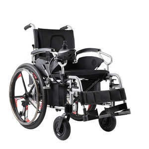 Silla de ruedas de aluminio plegable, con batería de litio - Product Image 1