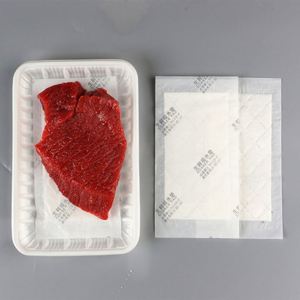High Quality Food Grade Eco-Friendly Moisture Soaker Absorbent Pad 160x80mm 40ml/pcs for <b>Poultry</b> & <b>Meat</b> Packaging - Product Image 1