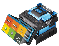 Empalmadora de Fusión de Última Generación FibMax Fi-6 de 6 Motores para FTTH y Empalmes de Fibra Óptica Troncal, Ideal para Todos los Proyectos