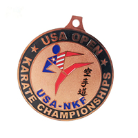 Médaille de sport personnalisée en gros pour haltérophilie, boxe, judo, taekwondo, lutte, grappling, karaté