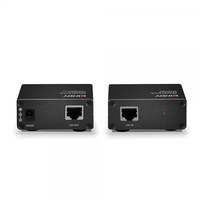 Lindy 70456 Multiplicateur AV Émetteur et Récepteur 150m Cat.6 TosLink Audio Numérique Optique Plastique 500g Noir