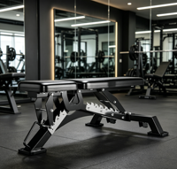 DW SPORTS Nouvel équipement de musculation, banc de musculation réglable en acier pour la maison, stable et sûr, pour la musculation et unisexe