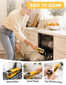 ที่หั่นกล้วยแบบใหม่ อุปกรณ์ครัว เครื่องครัว อุปกรณ์และเครื่องมือทำครัว ที่หั่นผักและผลไม้ - Product Image 5