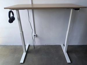 Ar20 điện động cơ kép khung trắng Chiều cao có thể điều chỉnh ngồi đứng máy tính văn phòng nhà chúng tôi nâng bảng - Product Image 5