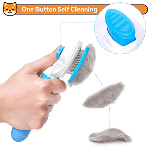 Brosse anti-poils pour chien, peigne de toilettage et d'entretien pour chat, pour chiens à poils longs, élimine les poils, brosse de nettoyage pour le bain, accessoires pour chiens - Product Image 3