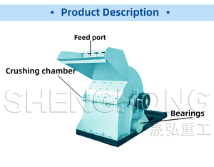 Nhỏ động cơ diesel gỗ chất thải Chip Máy nghiền Shredder máy với động cơ lõi và mang thành phần đa chức năng - Product Image 2