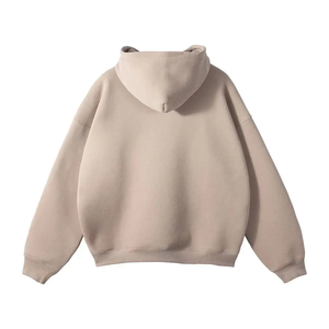 Sudadera con Capucha Extra Grande con Patrón de Letras Bordadas para Hombre, 500 Gsm, 100% Algodón, Felpa, Unisex, Bordado Negro Personalizado - Product Image 2