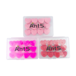 ANT5PPE 32Db Protección auditiva Cancelación de <span class=keywords><strong>ruido</strong></span> 12 piezas <span class=keywords><strong>Tapones</strong></span> para los oídos de <span class=keywords><strong>cera</strong></span> <span class=keywords><strong>Tapones</strong></span> para los oídos de silicona suave para dormir Natación Trabajo - Product Image 3