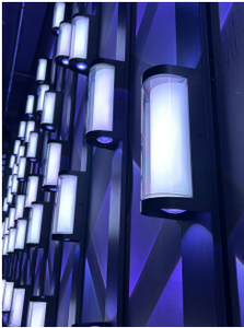 Projecteur LED mural à lentille œil de chat, étanche, pour l'éclairage extérieur des façades de bâtiments et des paysages - Product Image 2