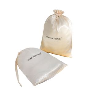 Satin <b>Cloth</b> Drawstring Bag Silk Cosmetic Packaging Storage Bags Customized for Jewelry - Product Image 2