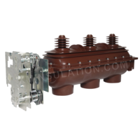 Interruptor de corte de carga para interiores de 24kV, interruptor de corte de carga FL(R)N36 LBS MV HV, interruptor de corte de carga aislado con gas de alto voltaje para interiores SF6