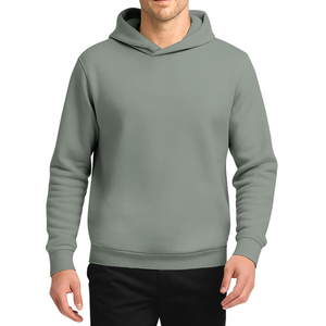 Fabricant professionnel de sweats à capuche pour hommes, style tendance, couleur unie, taille personnalisée, sweats à capuche en coton mélangé pour hommes - Product Image 1