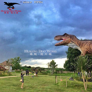 Роботизированная огромная модель динозавра асмеблед Т Рекс реалистичная модель большого динозавра Т Рекс для парка Динозавров Юрского периода - Product Image 5