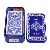 WQROYAL Marque Propre – Jeu de Cartes de Poker 100% PVC Imperméable, Nouveauté, Vente Chaude, Emballage en Boîte Métallique pour Jeu, Personnalisation Acceptée