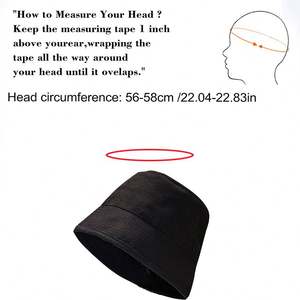 Sombrero de Pescador Vintage Personalizado de Color Sólido, Sombrero a la Moda con Protección Contra la Radiación - Product Image 2